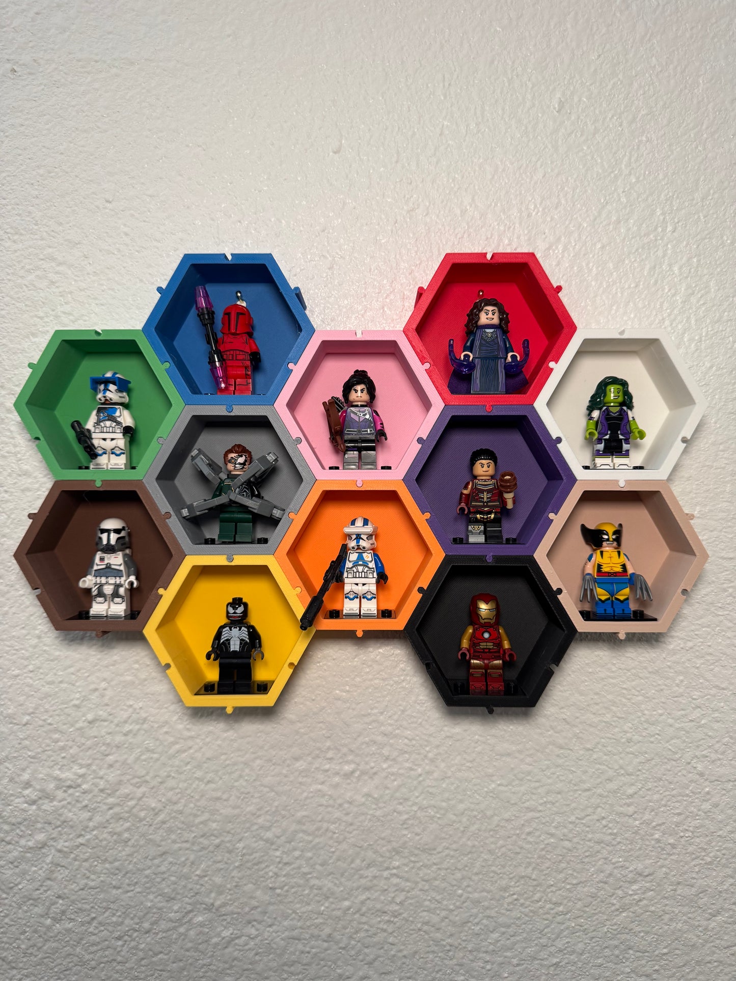 Hexagon Minifigure Display